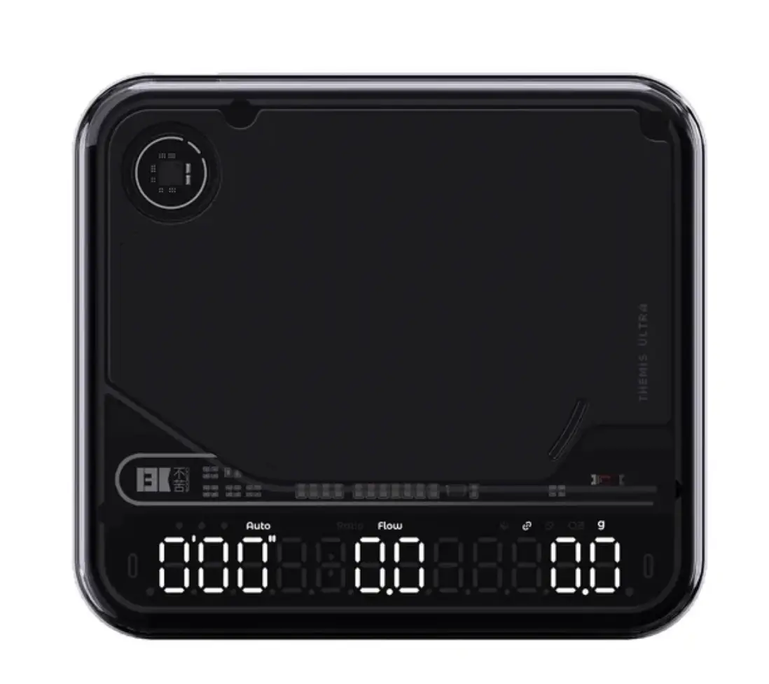 BOOKOO Themis Ultra coffee scale with timer and 0.1 g weight display
